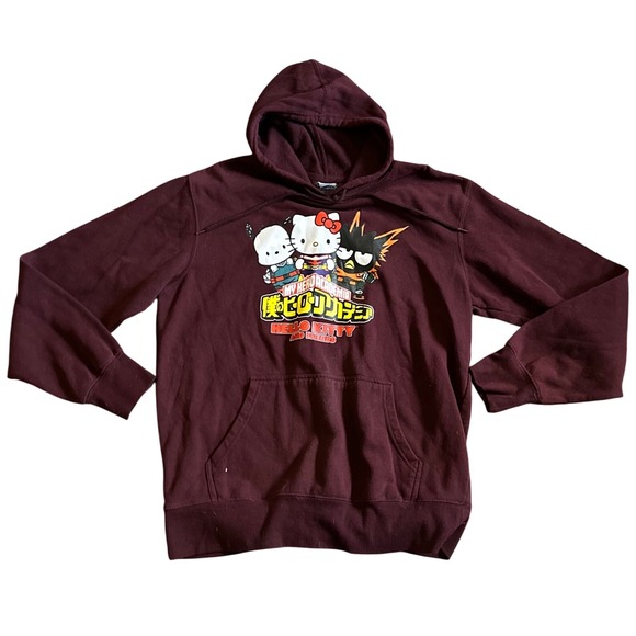 my hero academia Tops - Hello Kitty My Hero Academia Hoodie Pullover Sweatshirt